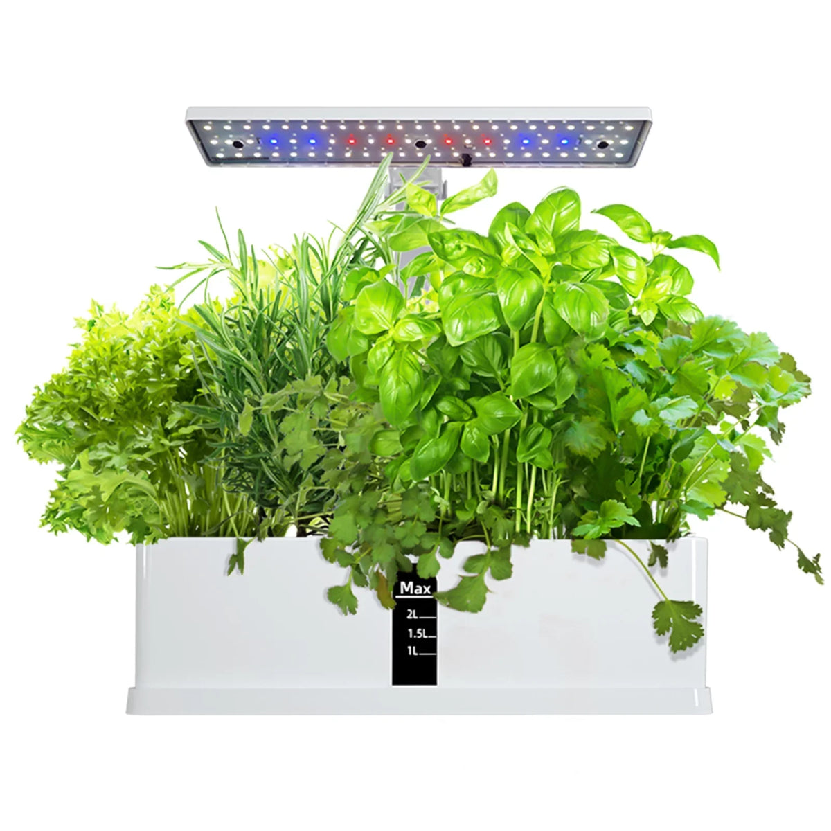 Pinnaco LED Hydroponic Indoor Garden Kit with Smart Timing and Adjustable Height – Perfect for Home, Office, and Kitchen