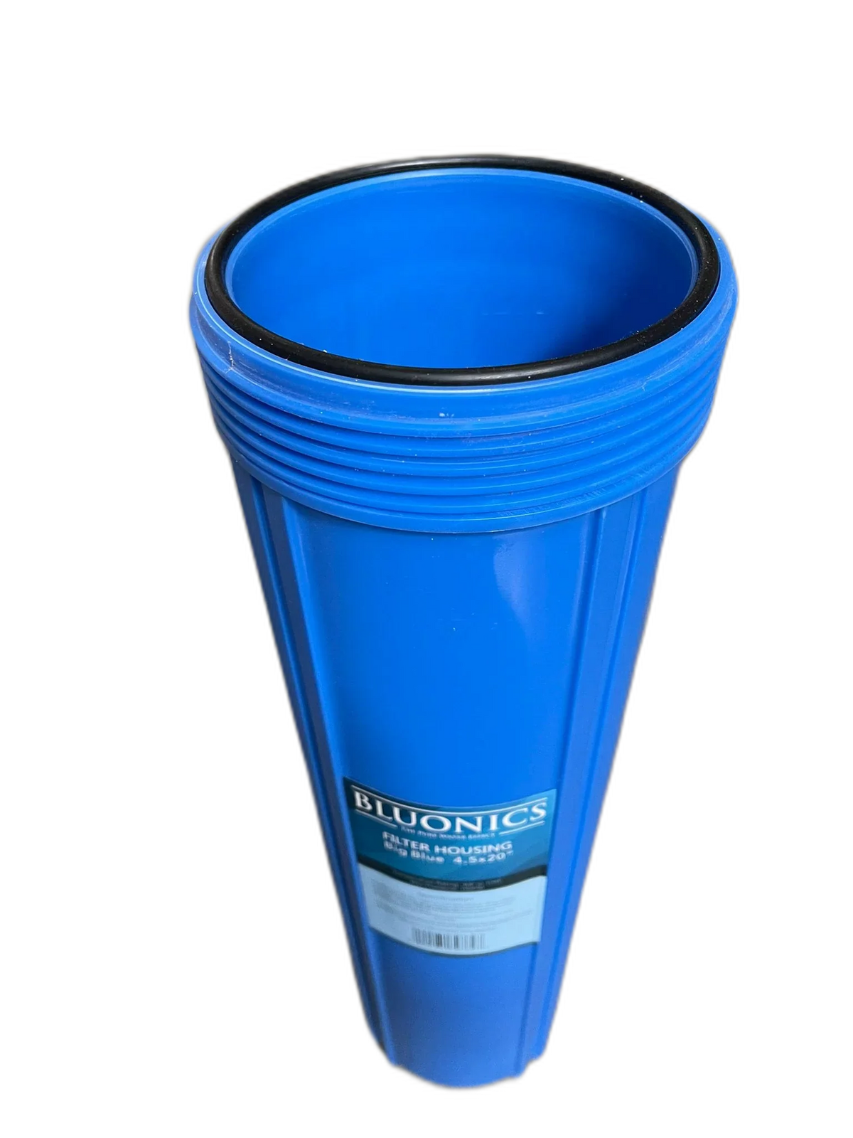Bluonics 4.5"x20" Whole House liquid Filter Replacement Solid Blue Canister-Cap not included