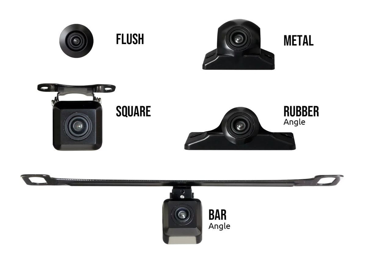 NVX XC5N1 World's first 5-in-1 Universal Rearview Backup Camera Solution - Includes 5 different mounting options in one amazing package