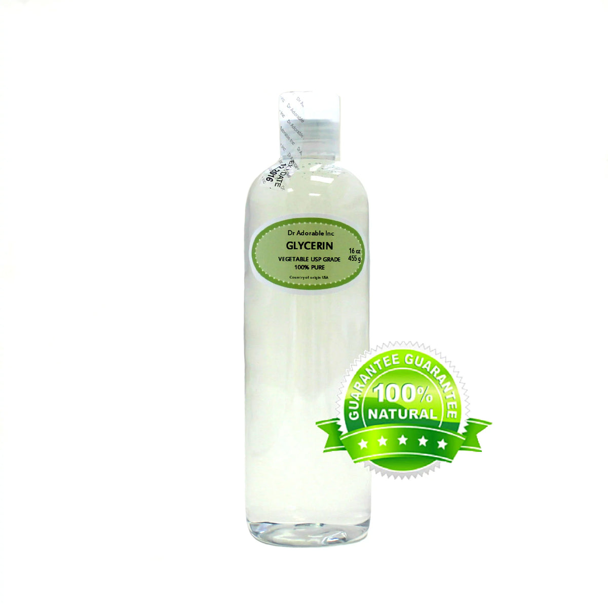 Adorable - 100% Pure Premium Glycerine / Glycerin Vegetable Usp Grade - 32 oz. Dr