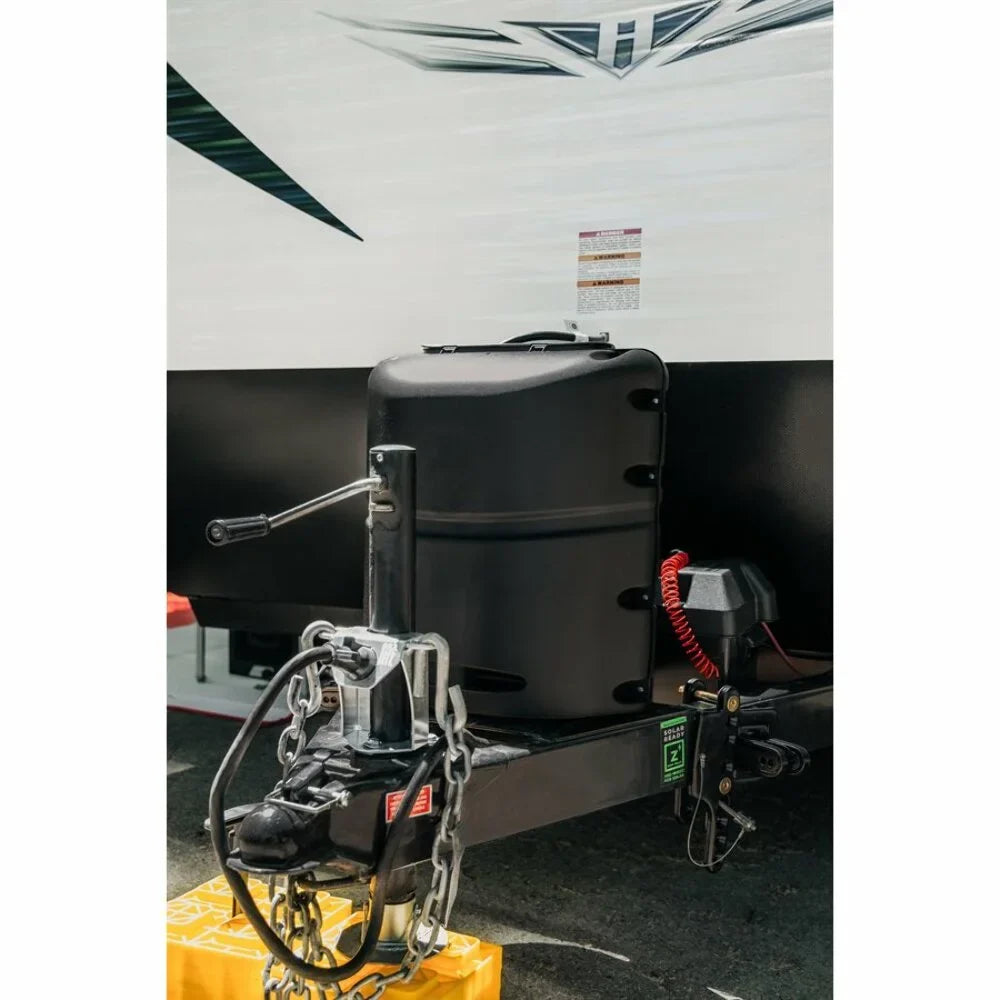 Single Tank, Black. Camco 40565 LP Tank shield - Fits 20 lb