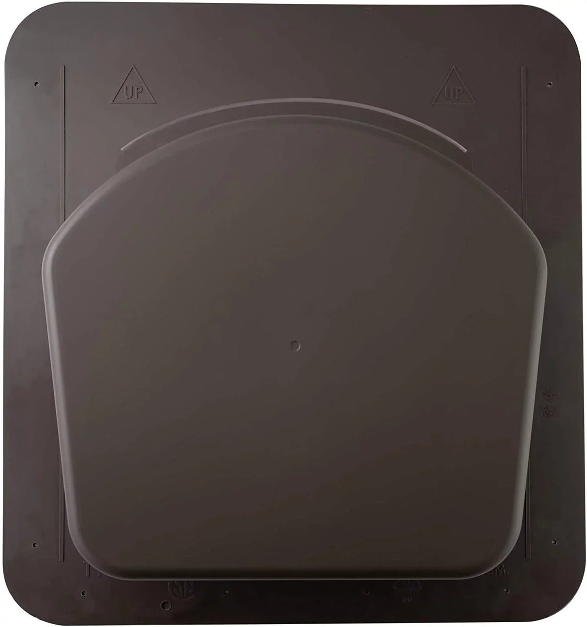 (Brown). in. SNOWVENTCO Lower Roof Intake Vent, 50 sq