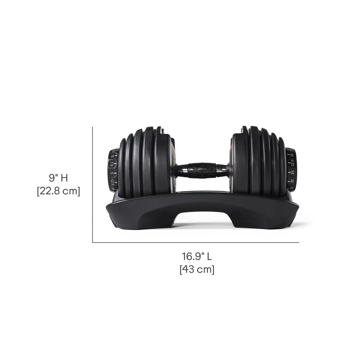 BowFlex SelectTech 552 Dumbbell, Single, Litho, Free 2-month JRNY Membership
