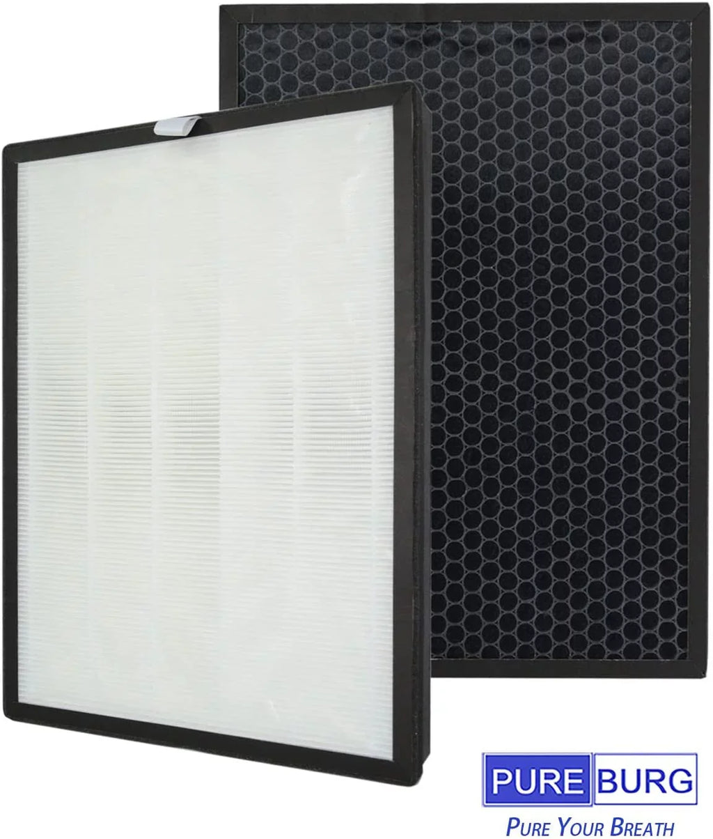 PUREBURG 2-Pack Replacement High efficiency 3-in-1 HEPA Filters appropriate with  ,BKJ-33