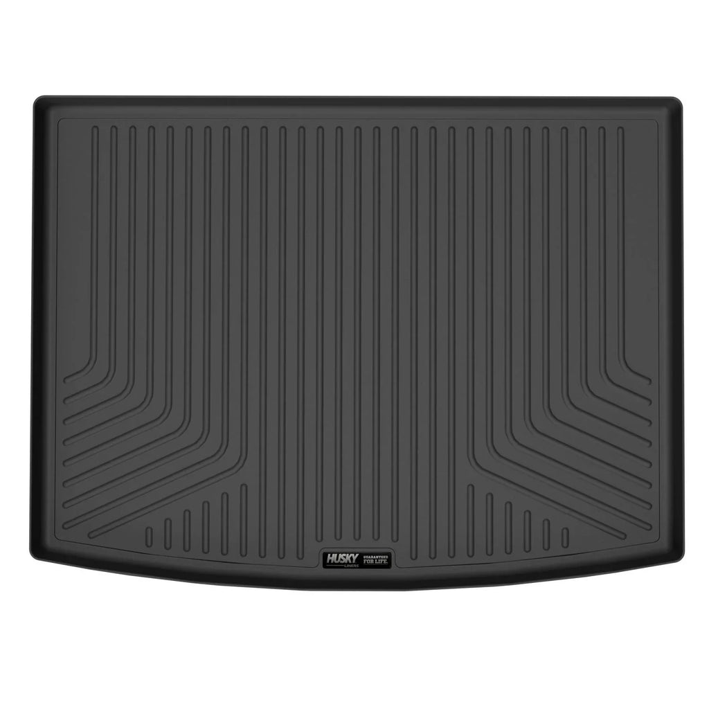 Husky by RealTruck Weatherbeater Series Cargo Liner behind 3rd Row Black suitable with 21 Chevrolet Suburban/GMC Yukon XL appropriate with select: 2021-2023 Cadillac Escalade
