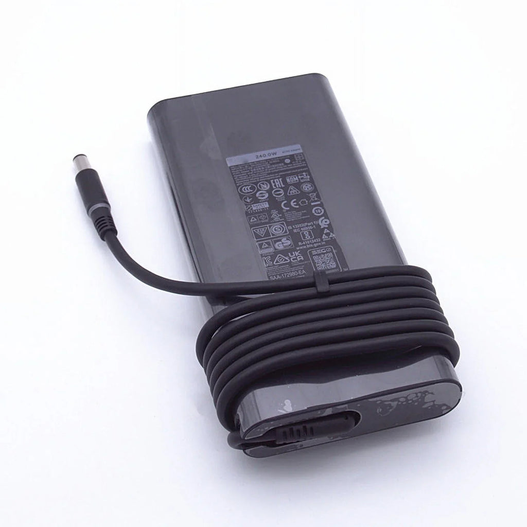 240W 19.5V 12.3A AC Adapter with Power Cord for  Alienware M17 7.4 * 5.0mm Charger