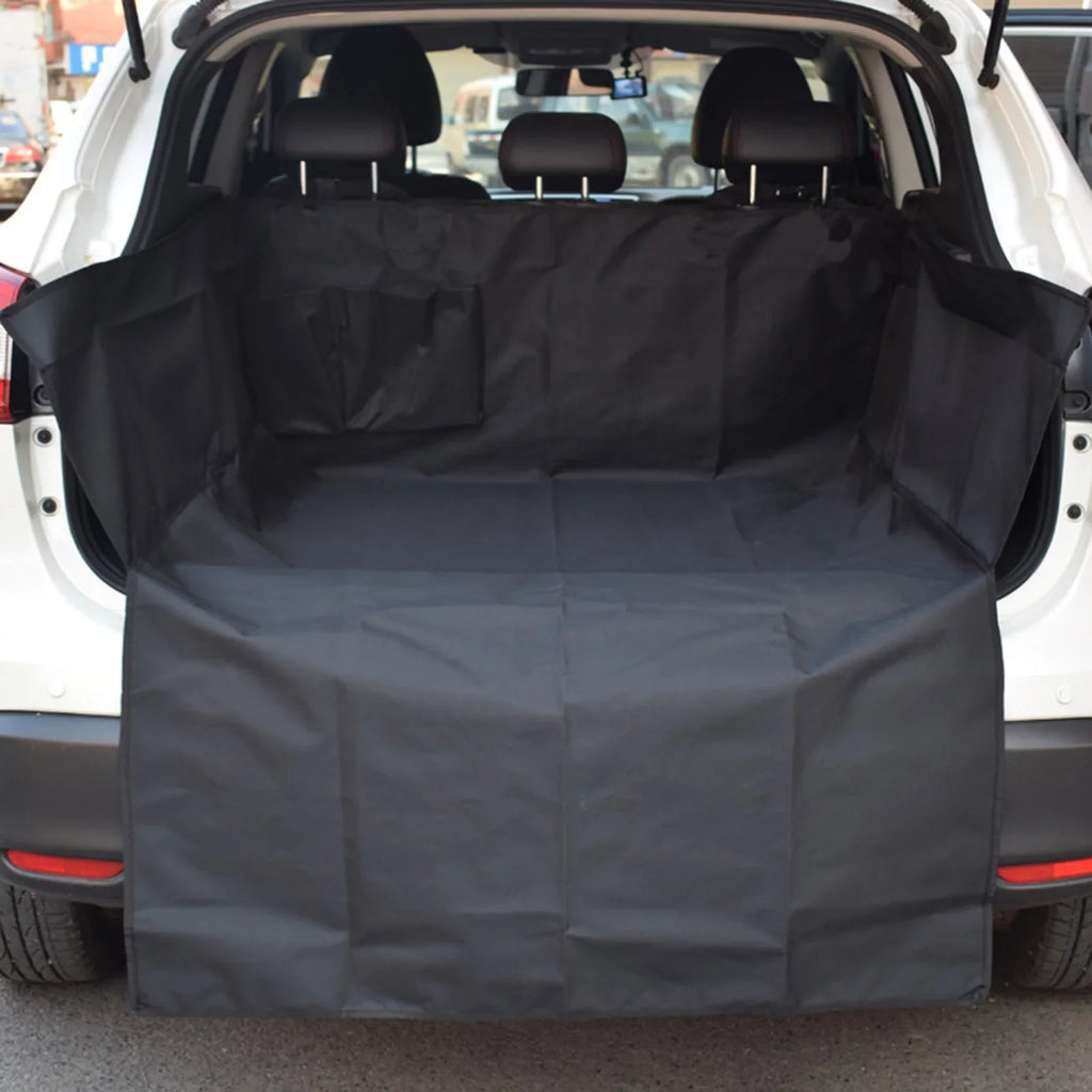 Arealer Thicker Bite protected Oxford Cloth Car Trunk Pet Mat Trunk Organizer Mat Dirt-proof Protective Mat Dog Seat Cushion for SUV Sedan Van