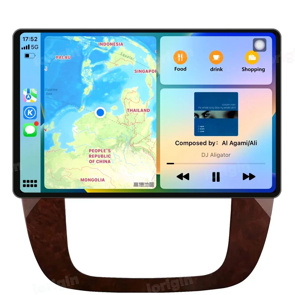 13.3" Android 12 Car Radio Stereo for GMC Yukon Chevrolet Chevy Tahoe Suburban 2007-2012 with  CarPlay Android Auto Built in