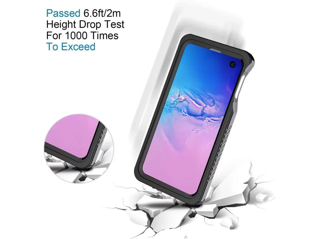 Galaxy S10e Case, IP68 Waterproof Dustproof Shockproof Case with Built-in Screen Protector, Full Body Sealed Underwater Protective Clear protector for  S10e
