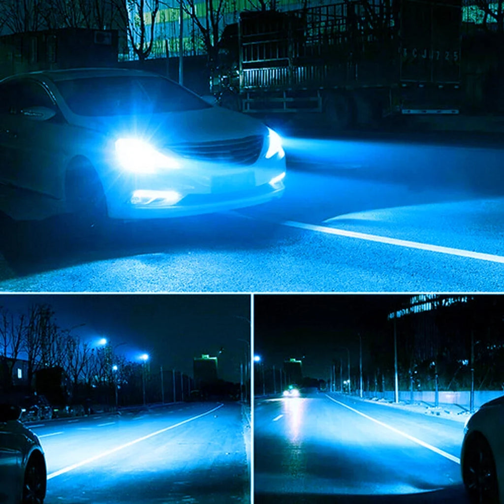 FZPJJNB 9005+H8/H9/H11 for  Explorer 2011-2015 Ice Blue Led Headlights Bulb Fog Light,HKL,C07