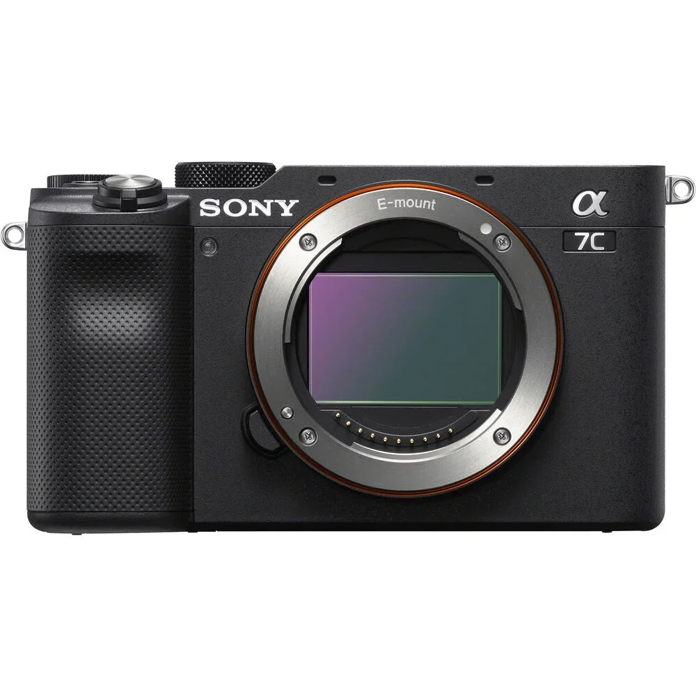 a7C Mirrorless Camera (Black) with 28-60mm Lens+24mm f/2.8 G Lens +Flash- Kit