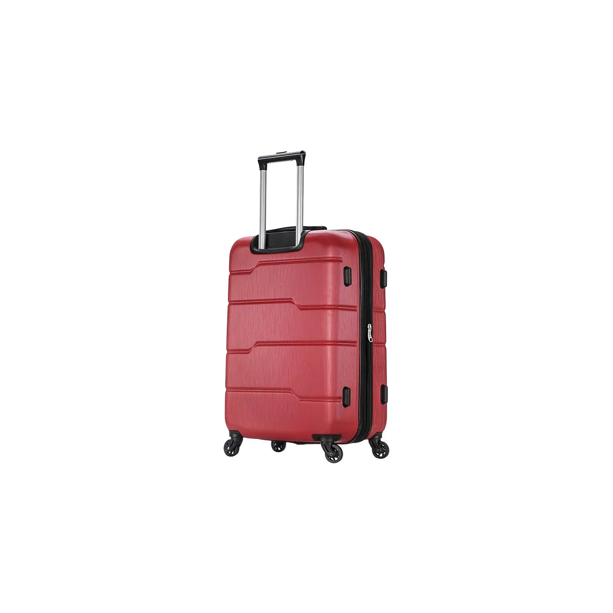 DUKAP RODEZ PC/ABS Plastic 4-Wheel Spinner Luggage Red (DKROD00M-RED)