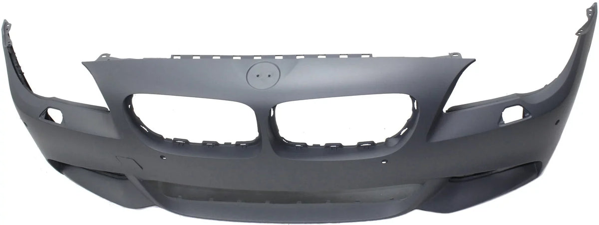 Front BUMPER protector suitable For  5-SERIES 2014-2016 Primed with M Pkg with PDC Sensor Holes and Side View Cam Sedan/Hybrid