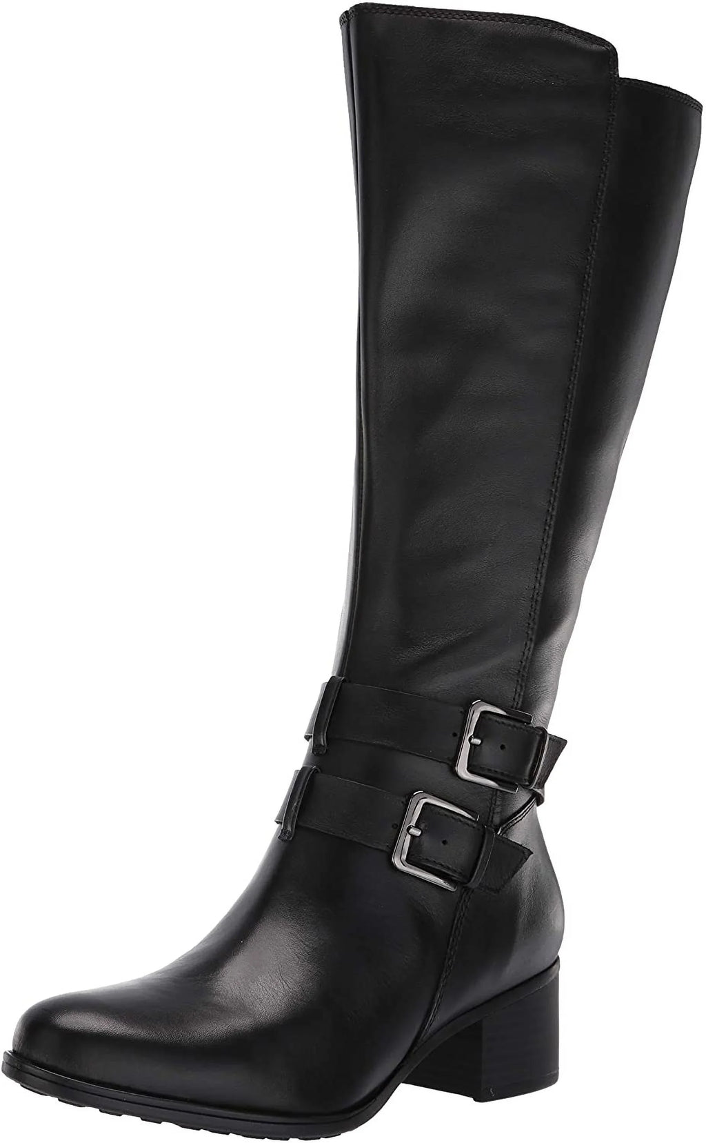 Naturalizer Dale Wide-Calf Women's Waterproof Boots Black  6M