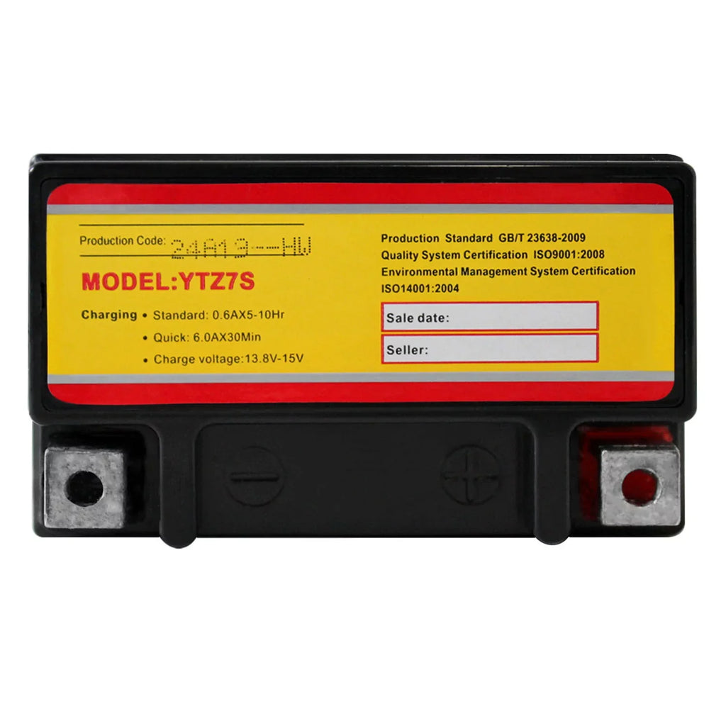 YTZ7S 12V 6AH Battery Replacement for  1000 S1000RR 2014-2016