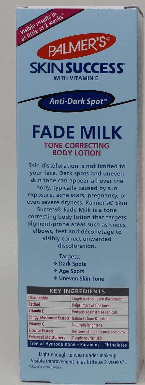 Palmer's Skin Success Eventone Fade Milk Lotion 8.50 oz (Pack of 6)