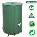 Ktaxon 100 Gallon Collapsible Rain Barrel, Portable moisture Storage Tank