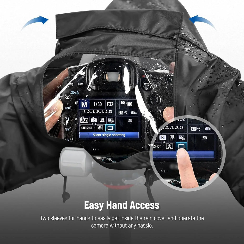 NEEWER Camera Rain shield, Mini Size Durable Nylon Raincoat appropriate with    DSLR Mirrorless Vlog Camera