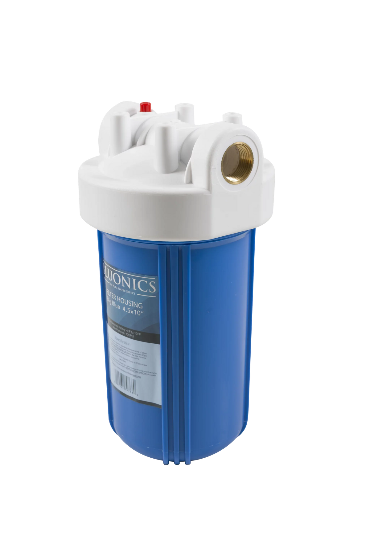 Bluonics 10" Big Blue Whole House aqua Filter with 5 Micron Sediment Cartridge for Rust, Iron, Sand, Dirt, Sediment and Undissolved Particles