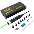 BTBXMO Bore Sight Kit with Big Button Switch for 0.177 to 0.50 Caliber with 9 Plastic Hard Joint Adapters # Green Sight