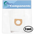 27 Replacement for Hoover Constellation Vacuum Bags - appropriate with Hoover 4010100A, Type A Vacuum Bags (9-Pack - 3 Vacuum Bags per Pack)