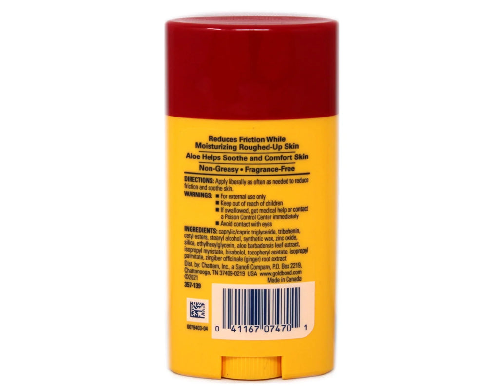 Gold Bond Friction Defense Stick Unscented 1.75 Oz, 3-Pack