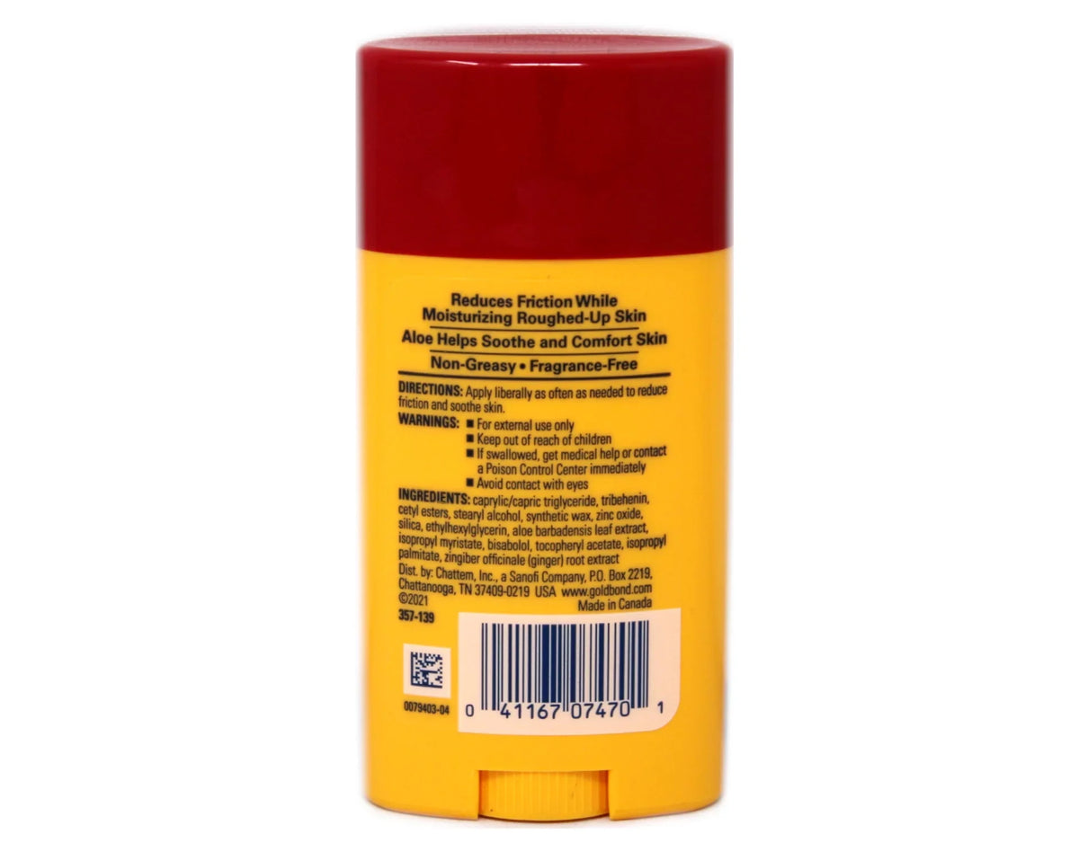 Gold Bond Friction Defense Stick Unscented 1.75 Oz, 3-Pack