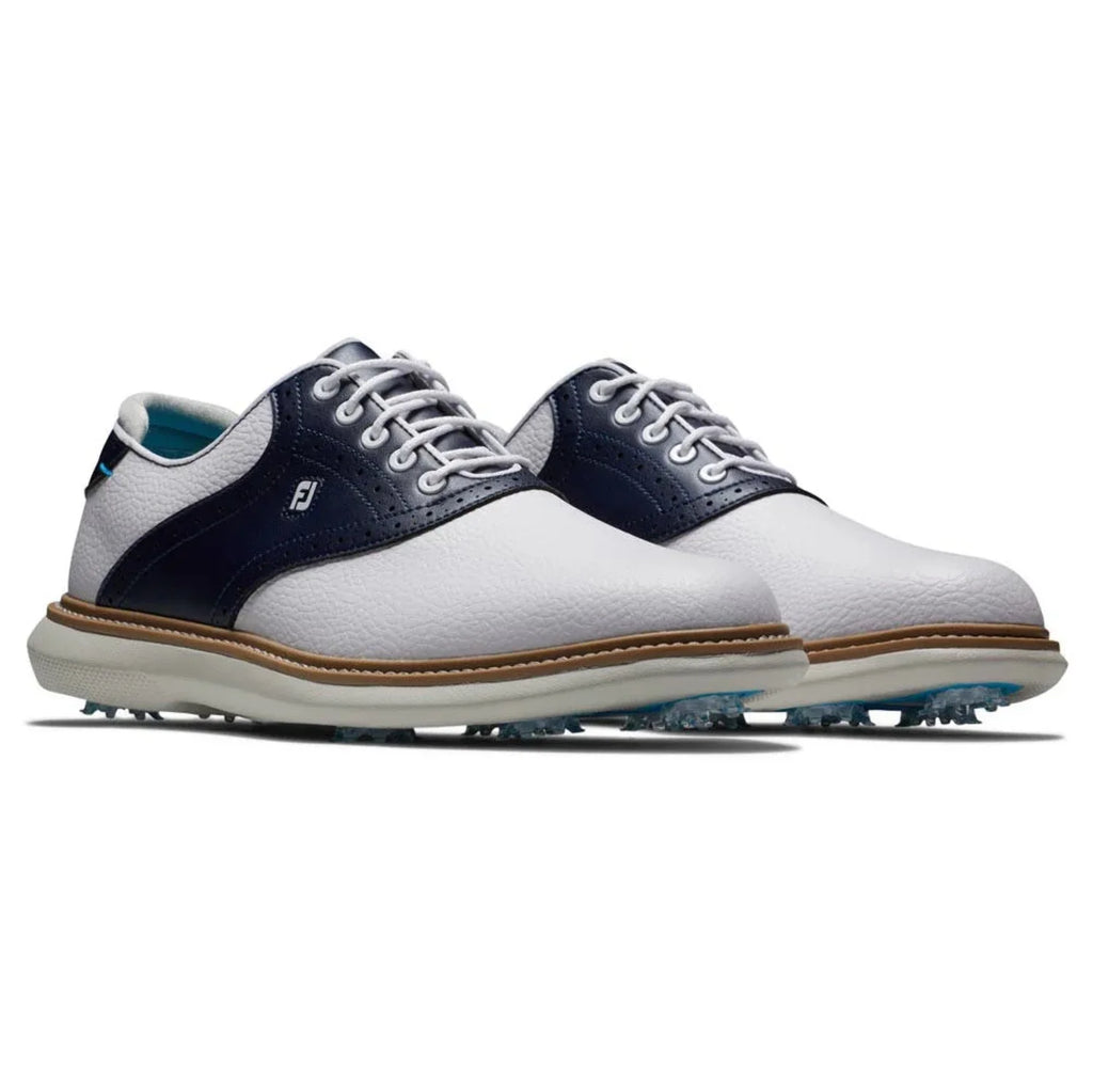 FootJoy Men's Traditions Golf Shoes 57903 - White/Gray - 11.5 - Wide