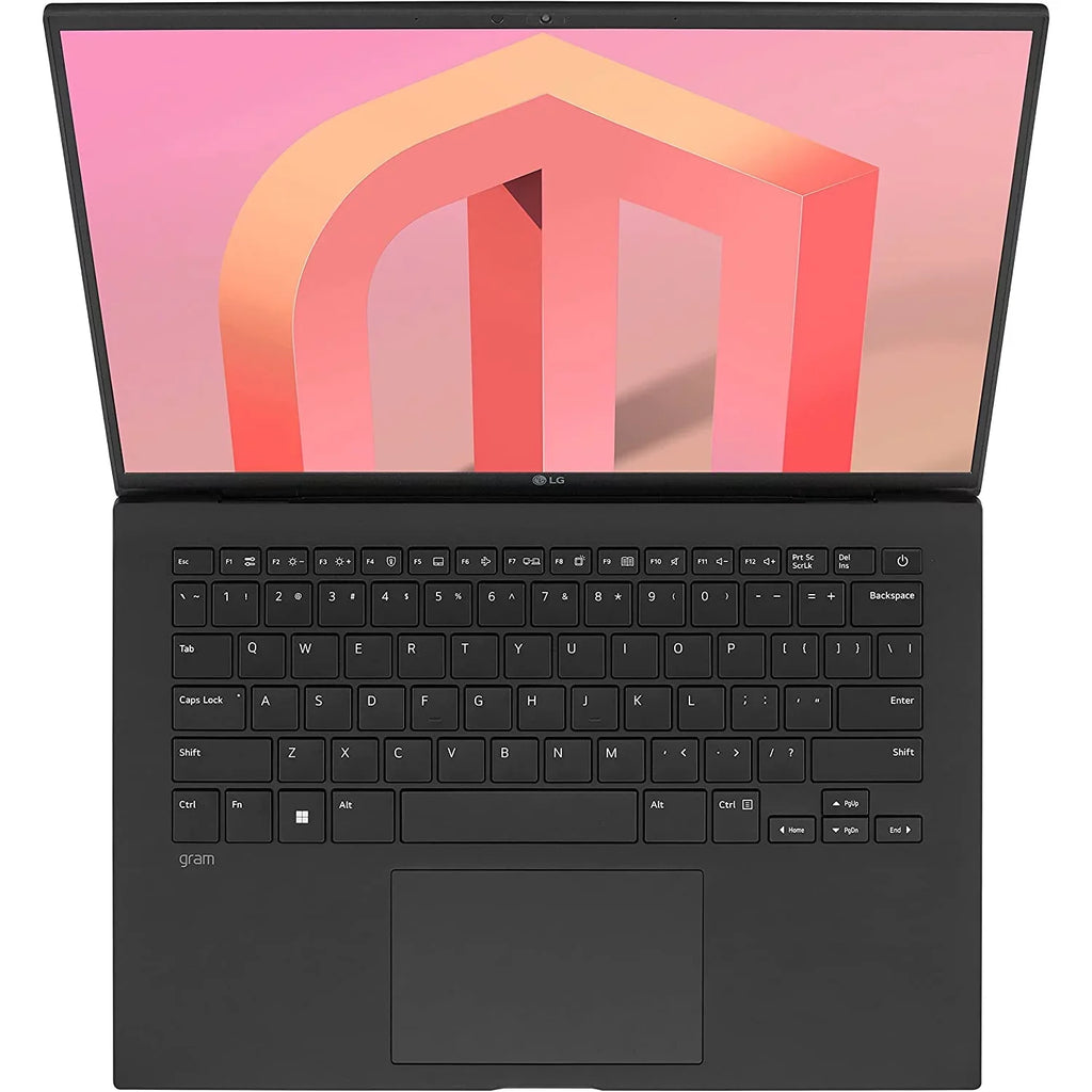 Open Box  gram (2022) 14Z90Q Ultra Lightweight Laptop, 14" 1920 x 1200 IPS Display,  Evo 12th Gen i7-1260P, 16GB LPDDR5 RAM, 512GB SSD, FHD Webcam, Wi-Fi 6E, Thunderbolt 4, Windows11, Black