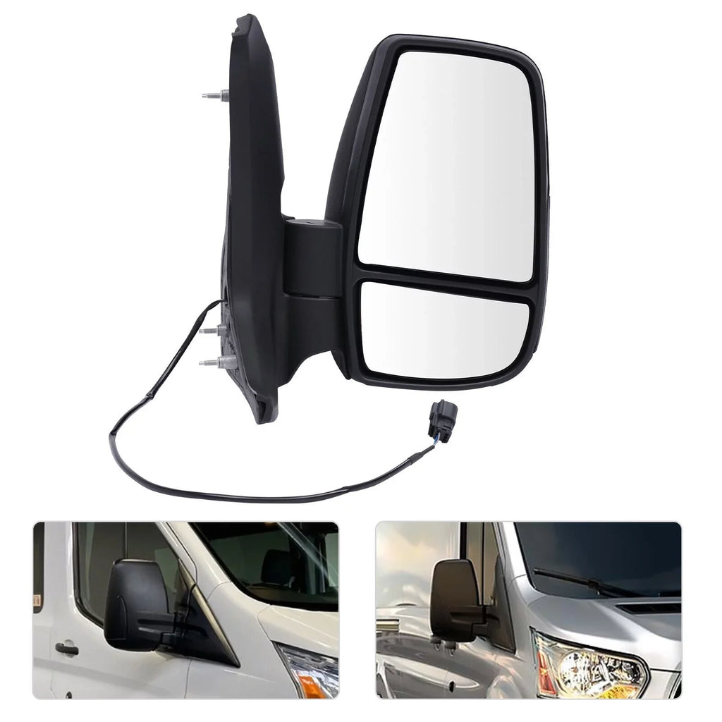 Fits for 2015-2022  Transit 150 250 350 Right Passenger Side Rear View Mirror Short Arm