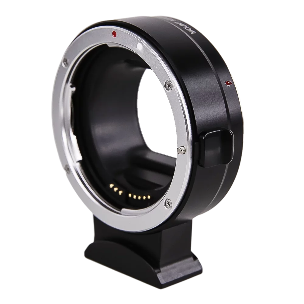 Foto&Tech EF-EOS R Mount Adapter, Auto-Focus Lens Mount Converter appropriate with EF EF-S Lens,  EOS R R5 R6 RP Mirrorless Digital Camera Body and Red Digital Cinema Mount