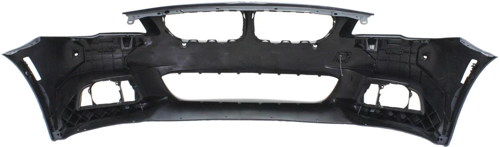 Front BUMPER protector suitable For  5-SERIES 2014-2016 Primed with M Pkg with PDC Sensor Holes and Side View Cam Sedan/Hybrid