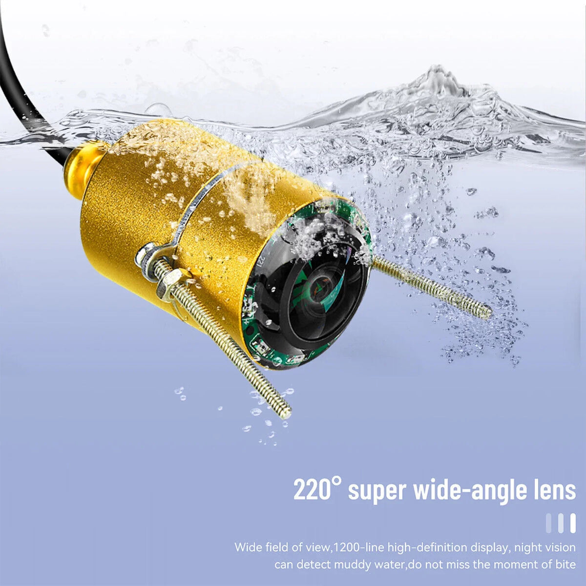 4.3 inch 1000TVL Fish Finder Ice Fishing Underwater Fishing Camera for Ice Sea River Fishing craft