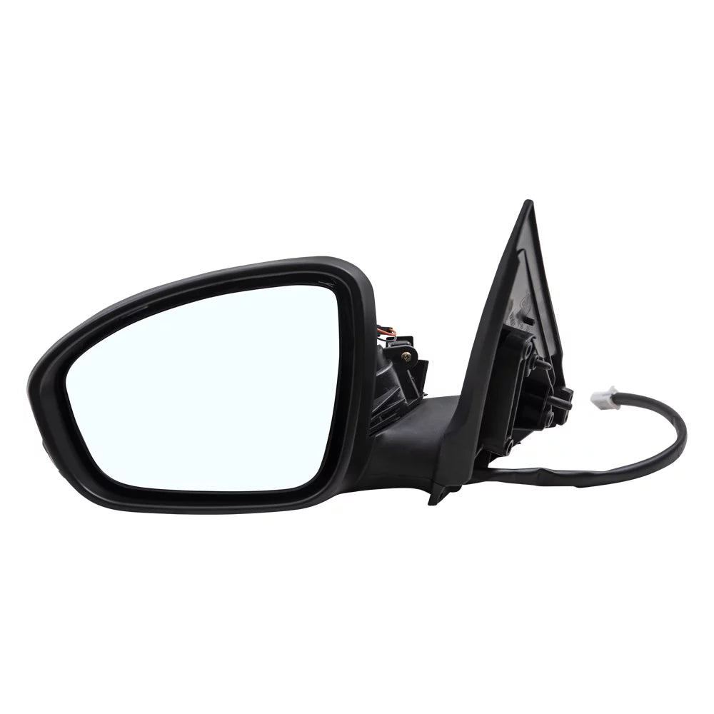 Brock Aftermarket Replacement Driver Left Power Mirror With Heat-Signal-Camera Paint To Match Black appropriate With 2020-2021 Nissan Sentra