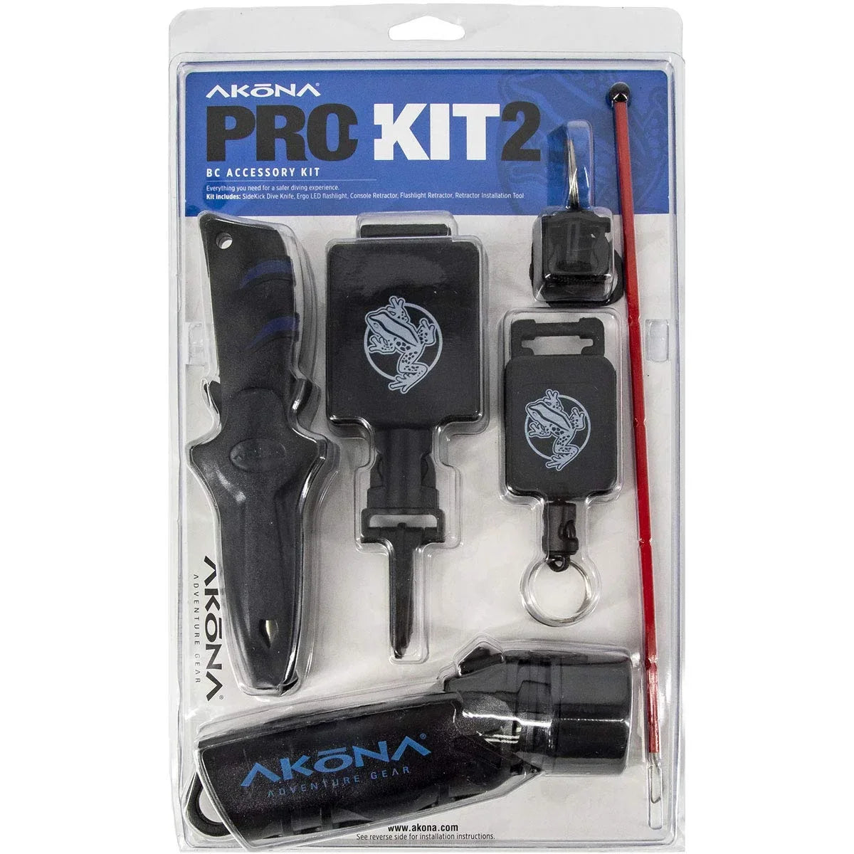 Akona Sherwood BCD Pro-Kit 2 Light Accessory Kit Scuba Diving