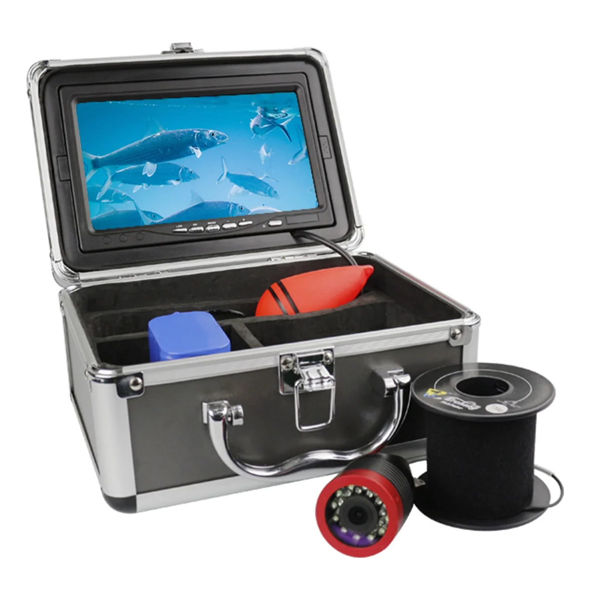 Erchang Underwater Fishing Camera Portable Fish Finder with 7 Inch for ship Kayak Lake Sea Fishing Real Time , Uncover Underwater Secrets