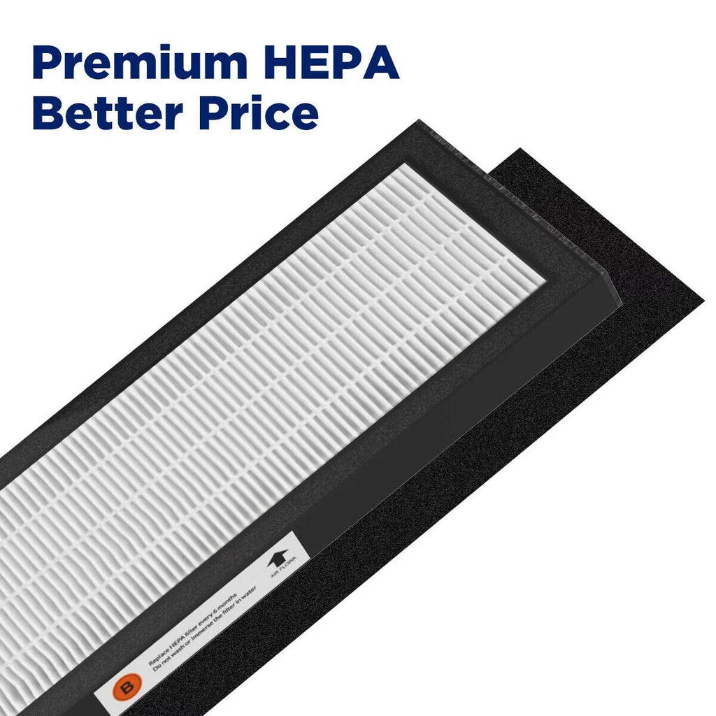 SimPure Filter B For GermGuardian Germ Guardian HEPA FLT4825 FLT-4800 FLT 4800, 6 Pack