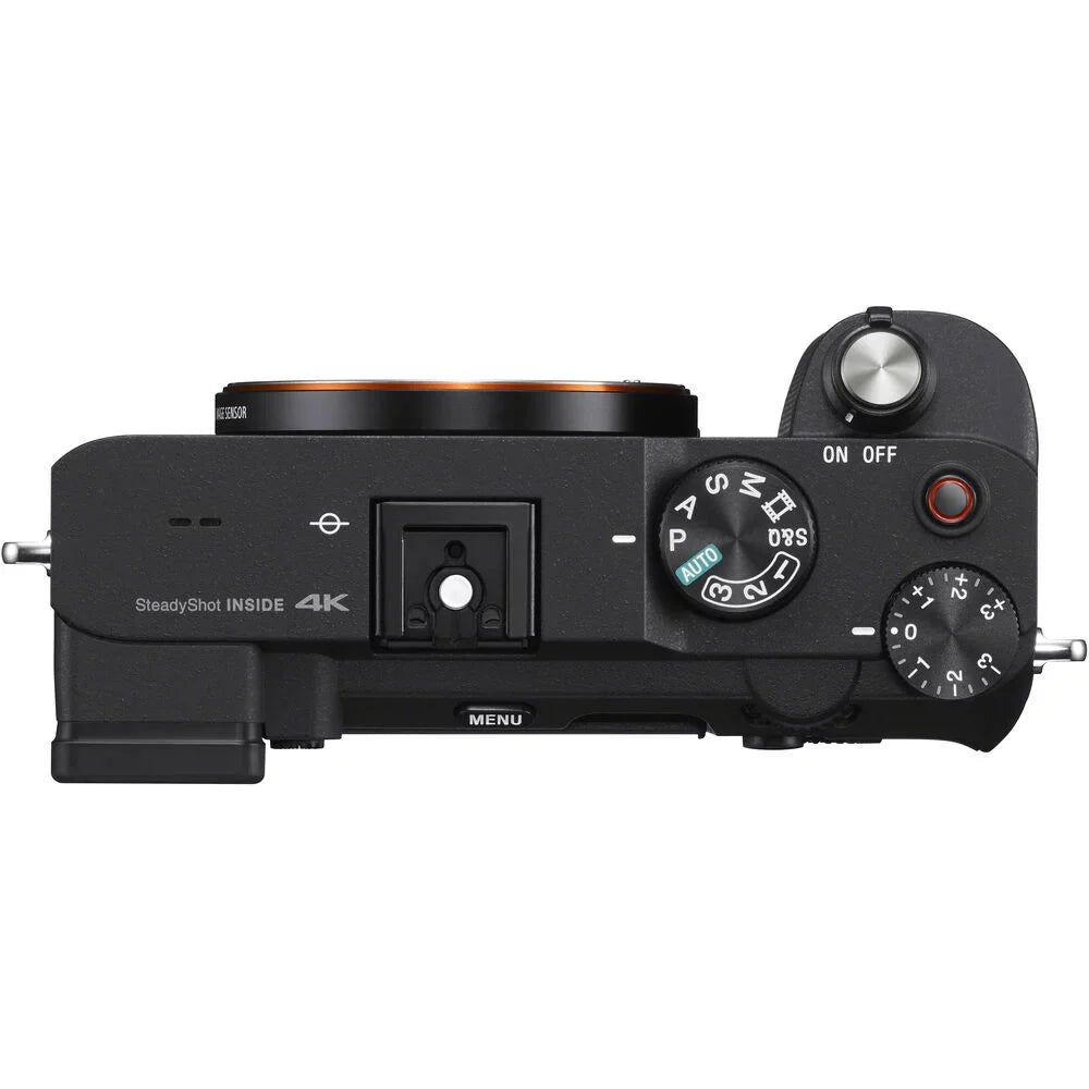 a7C Mirrorless Camera (Black) with 28-60mm Lens+24mm f/2.8 G Lens +Flash- Kit