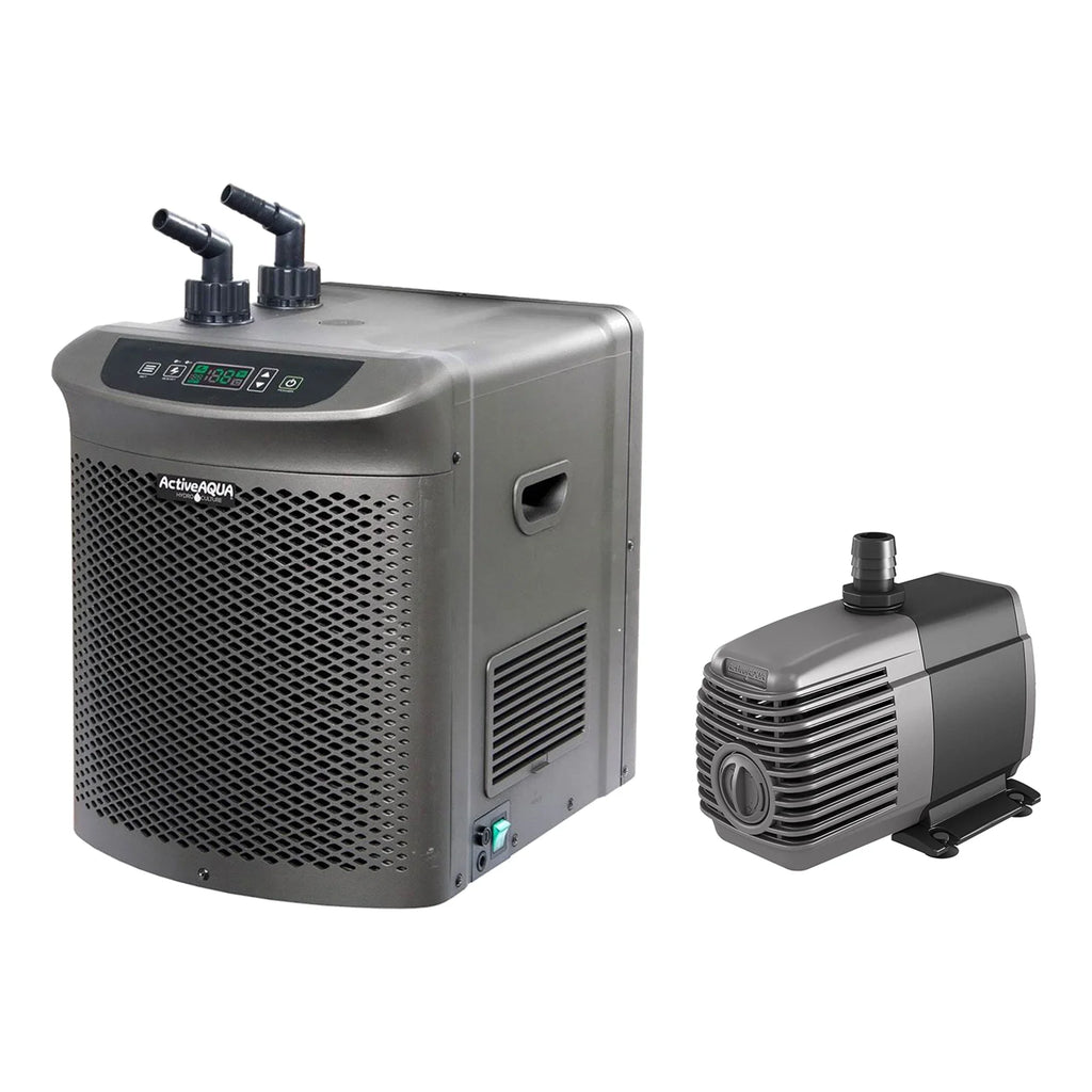 Active Aqua Hydroponic moisture Chiller & Submersible Hydroponic liquid Pump
