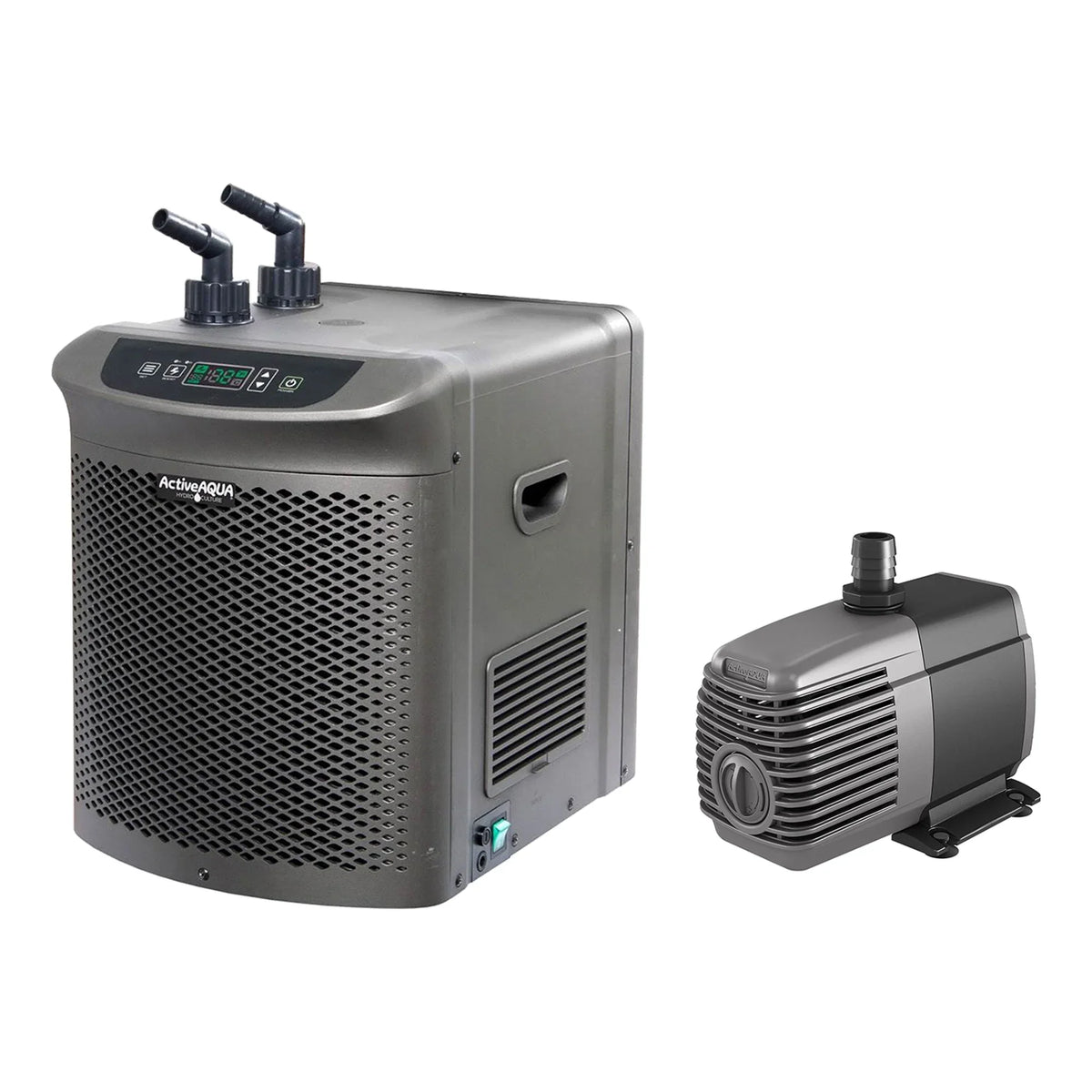 Active Aqua Hydroponic moisture Chiller & Submersible Hydroponic liquid Pump