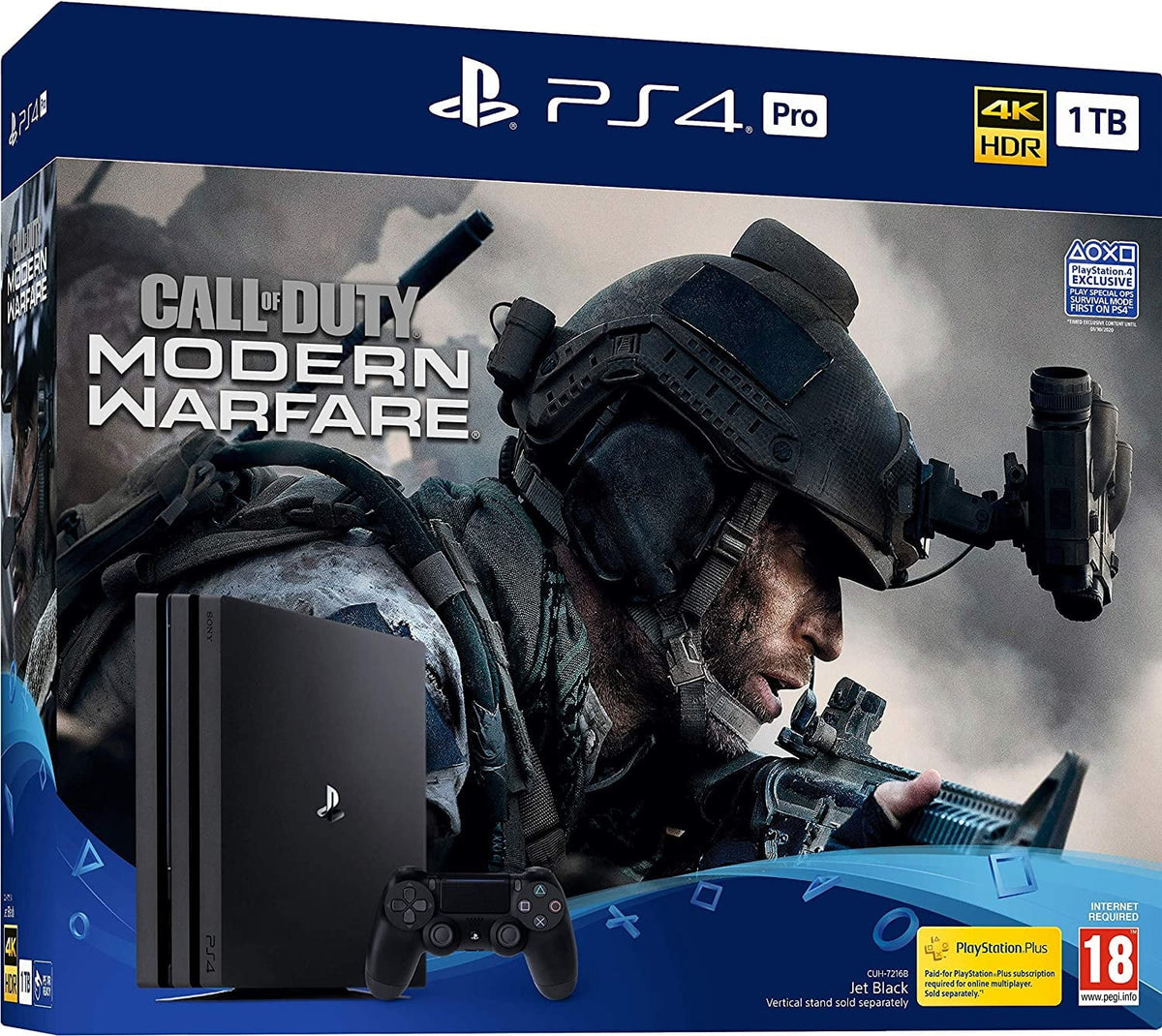 Pre-Owned Call Of Duty: Modern Warfare PS4 Pro Bundle PS4 For PlayStation 4 COD (Refurbished: Good)