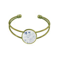 Hong Kong Famous Points China Bracelet Bangle Retro Open Cuff Jewelry