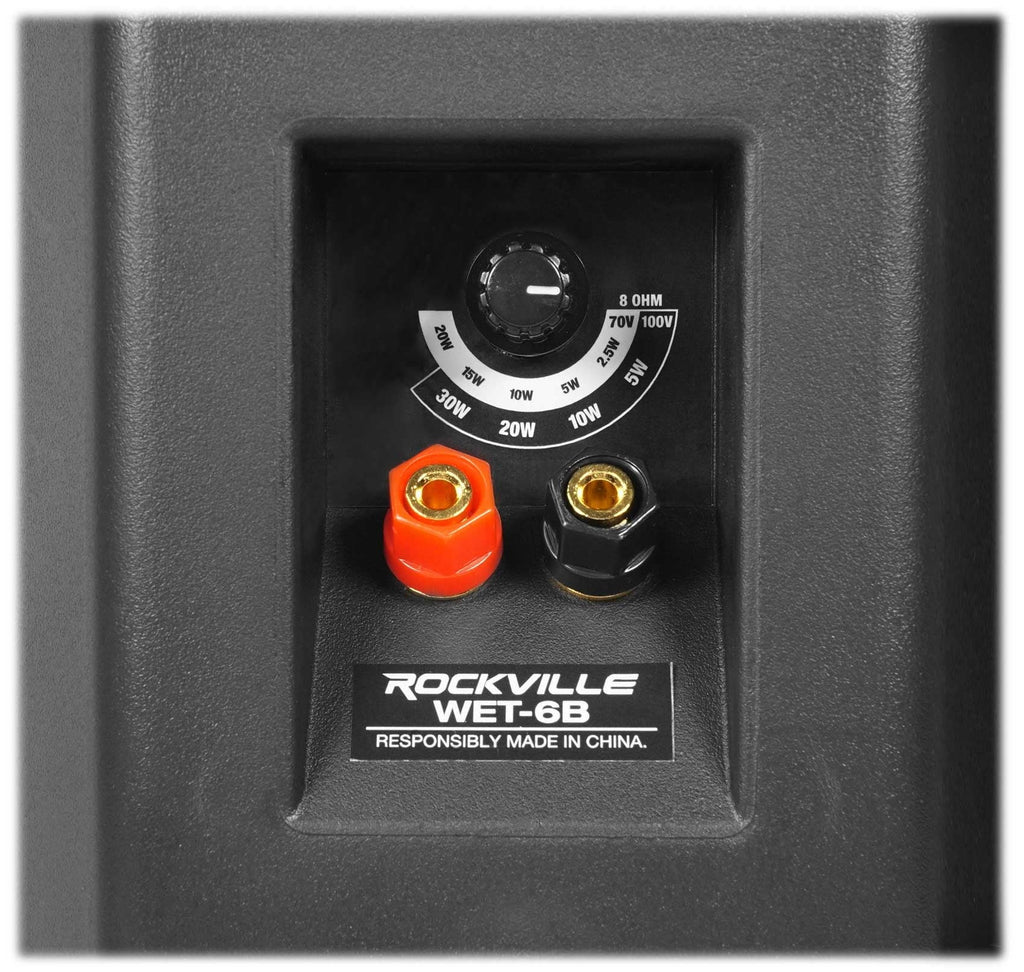 JBL VMA1120 Commercial/Restaurant 70v Mixer/Amplifier+(6) 6.5" Wall Speakers