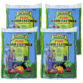 (4 Pack). WIGGLE WORM Soil Builder Earthworm Castings Organic Fertilizer, 15 lb
