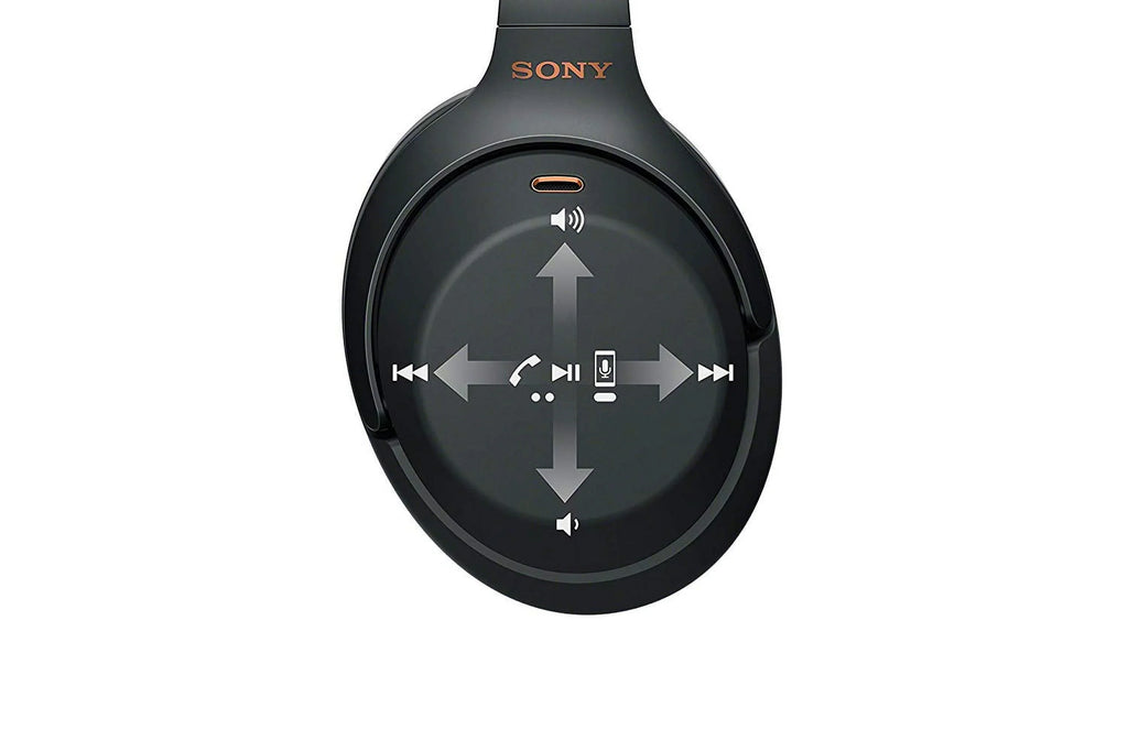 Restored  WH1000XM3 Noise Cancelling Wireless Bluetooth Over the Ear Headphones, Black (Refurbished)
