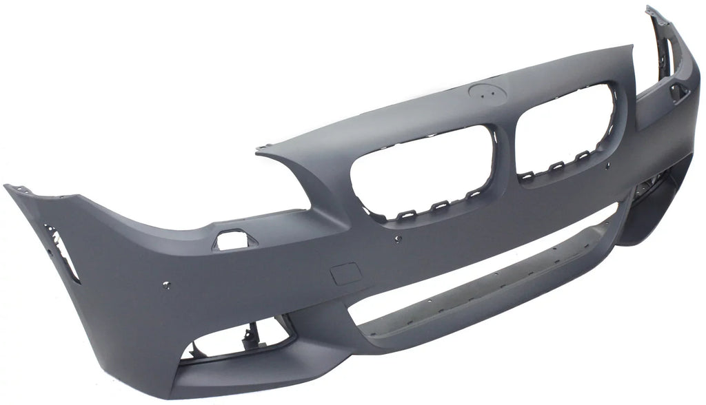 Front BUMPER protector suitable For  5-SERIES 2014-2016 Primed with M Pkg with PDC Sensor Holes and Side View Cam Sedan/Hybrid