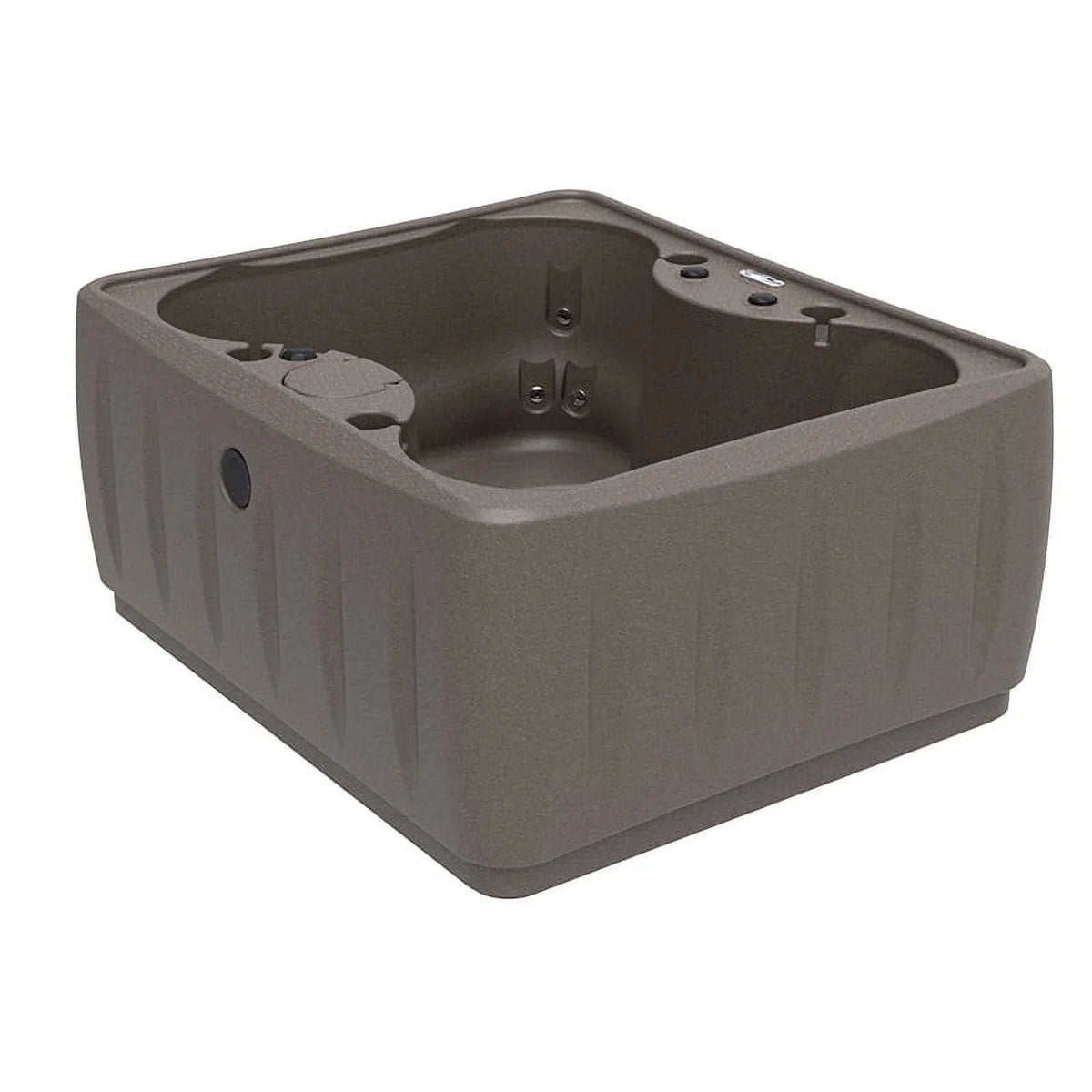 Aquarest Spas Powered By Jacuzzi® Premium 150 Hot Tub Spa 4-Person Plug and Play 12 Jets, Ozone and LED Waterfall, & Tub shield, Keystone