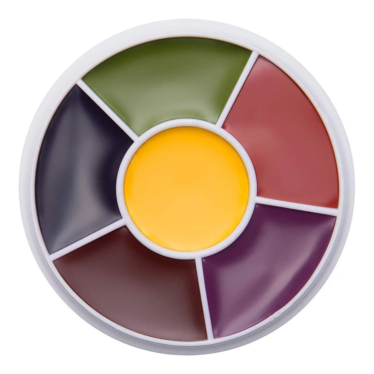 Narrative Cosmetics Starter Effects Kit - 6 Color Bruise Wheel, Scar Wax with Double Sided Spatula, Scab Blood Paste, and Foam Makeup Sponge Block - Perfect for Special FX and Theatrical Makeup