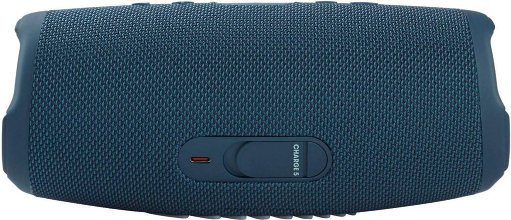 JBL Charge 5 Bluetooth Speaker, IP67 Waterproof Bundle with Deluxe CCI Hardshell Protective Case (Blue)