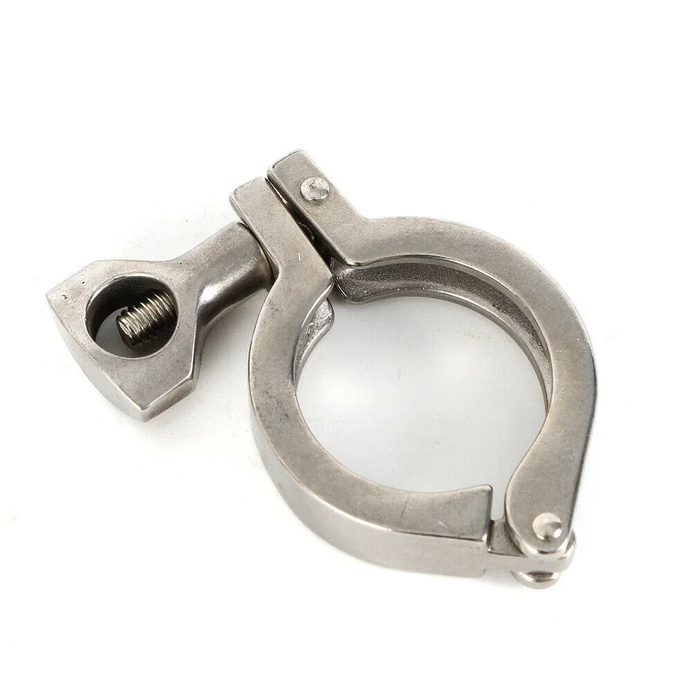 10PCS Stainless Steel Quick-loading Clamp for Machine Tools，Ships, Sewage Treatment aqua Oil Gas for Soft or Hard Pipe Links
